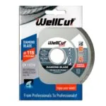Диск алмазний WellCut 115 x 22,23 мм, Плитка