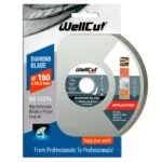 Lame diamantée WellCut 180 x 22,23 mm, Tile 9 Lame diamantée WellCut 180 x 22,23 mm, pour carrelage