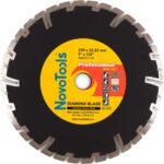 Diamond disc NovoTools Profi 230 x 22.23 mm, Deep cut 9 Diamond disc NovoTools Profi 230 x 22.23 mm, Deep cut