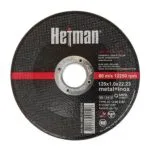 Cutting disc Hetman 41 125 x 1.0 x 22.23 mm, for metal 6 Cutting disc Hetman 41 125 x 1.0 x 22.23 mm, for metal