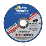 Круг відрізний NovoAbrasive Standard 41 125 х 3,0 х 22,23 мм, по металу