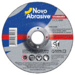 Muela abrasiva NovoAbrasive Standard 27 125x6,0x22,23 mm, para metal 8 Disco abrasiva NovoAbrasive Standard 27 125x6,0x22,23 mm, para metal