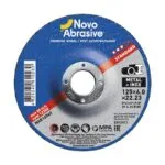 Tarcza szlifierska NovoAbrasive Standard 27 125x6,0x22,23 mm, do metalu 8 Ściernica NovoAbrasive Standard 27 125x6,0x22,23 mm, do metalu