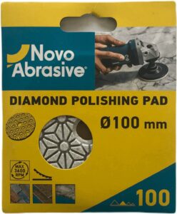 Disco diamantato per lucidatura NovoAbrasive 100 mm, P100, stella