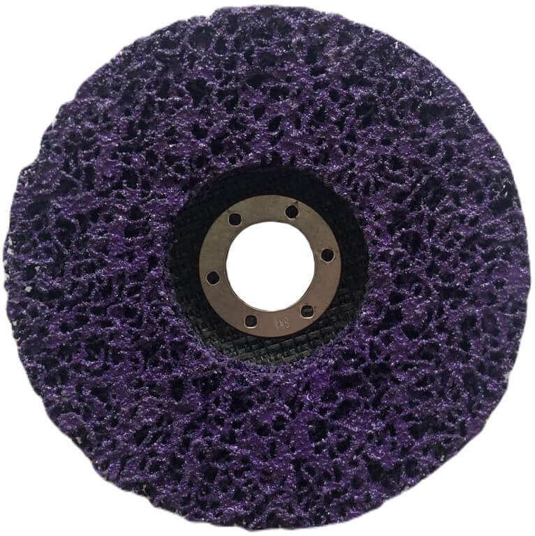 Disco abrasiva in tessuto non tessuto NovoAbrasive 115x22,23 mm, viola