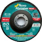 Krążek listkowy NovoAbrasive Profi 29, 115x22,23 mm, P100 6 Krążek listkowy NovoAbrasive Profi 29, 115x22,23 mm, P100