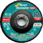 Disco lamellare NovoAbrasive Profi 29, 115x22,23 mm, P40