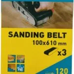 NovoAbrasive sanding belt 100×610 mm, P120, 3 pcs. — photo 2