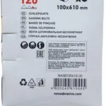NovoAbrasive sanding belt 100×610 mm, P120, 3 pcs. — photo 3