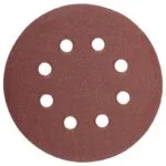 قرص تجليخ ذاتي اللصق من NovoAbrasive، 115 مم، P320، 8 ثقوب، مجموعة من 10 قطع. 9 عجلة تجليخ ذاتية اللصق من NovoAbrasive 115 مم، P320، 8 ثقوب، مجموعة من 10 قطع.