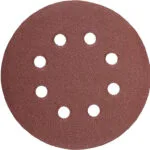 Круг шліфувальний самозачепний NovoAbrasive 115 мм, Р80, 8 отворів, набір 10шт.