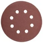 NovoAbrasive selbsthaftende Schleifscheibe 150 mm, P120, 8 Löcher, 5er-Set. 8 NovoAbrasive selbsthaftende Schleifscheibe 150 mm, P120, 8 Löcher, Set mit 5 Stück.