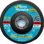 Disco de láminas NOVOABRASIVE 27 125x22,23 mm, P120 7 Disco de láminas NOVOABRASIVE 27 125x22,23 mm, P120