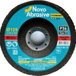 Tarcza listkowa NOVOABRASIVE 27 125x22,23 mm, P36 8 Tarcza listkowa NOVOABRASIVE 27, 125x22,23 mm, P36