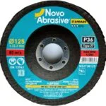Disco de láminas NOVOABRASIVE 27 125x22,23 mm, P36 8 Disco de láminas NOVOABRASIVE 27, 125x22,23 mm, P36
