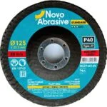 Disco de láminas NOVOABRASIVE 27 125x22,23 mm, P40 9 Disco de láminas NOVOABRASIVE 27, 125x22,23 mm, P40