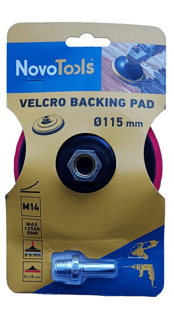 Disque universel pour disques NovoTools 115 mm, avec adaptateur