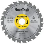 Lame de scie NovoTools 190 x 20 mm, 24 dents, pour stratifié 4 Lame de scie NovoTools 190 x 20 mm, 24 dents pour stratifié