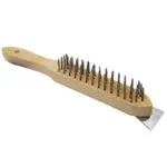 NovoTools hand scraper brush, wooden 6 NovoTools hand scraper brush, wooden