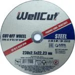 Круг отрезной WellCut 230×2,5×22,23 мм, по металлу