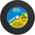 Trennscheibe NOVOABRASIVE 41 350 x 3,5 x 32 mm, auf Schiene 6 Trennscheibe NOVOABRASIVE 41 350 x 3,5 x 32 mm, auf einer Schiene
