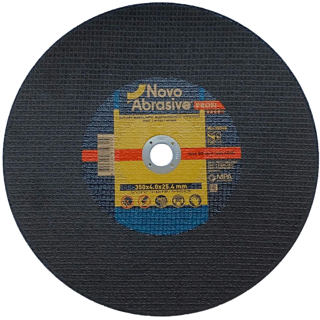 Trennscheibe NOVOABRASIVE 41 350 x 4,0 x 25,4 mm, für Metall