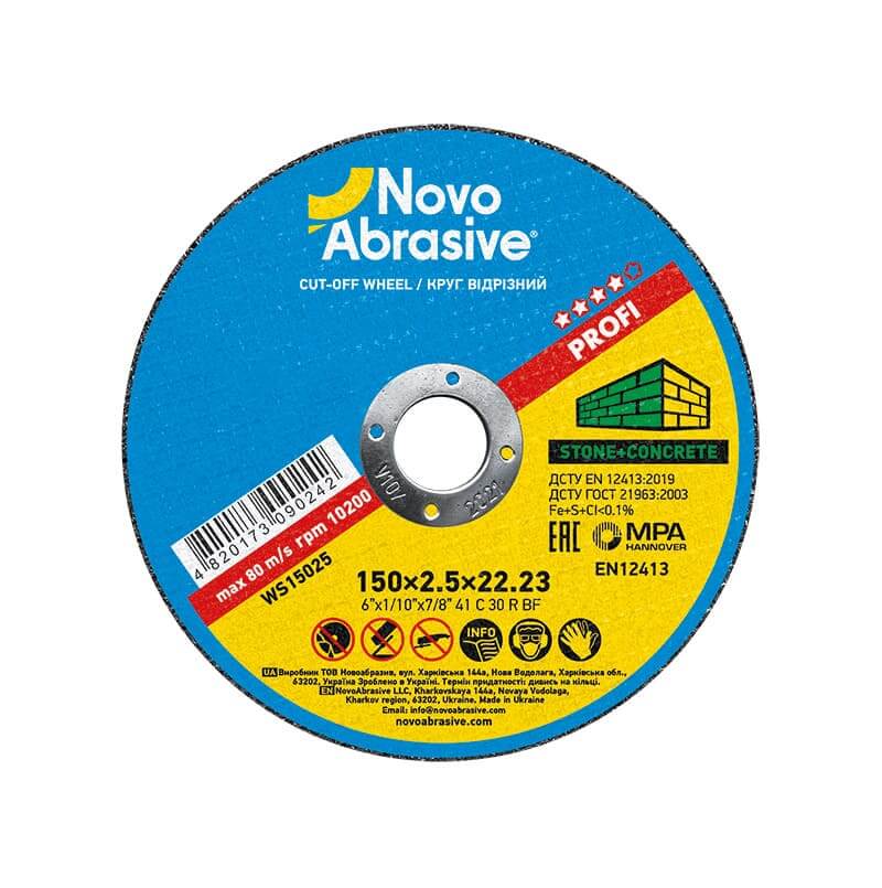 Disco da taglio NOVOABRASIVE 41 150 x 2,5 x 22,23 mm, per pietra