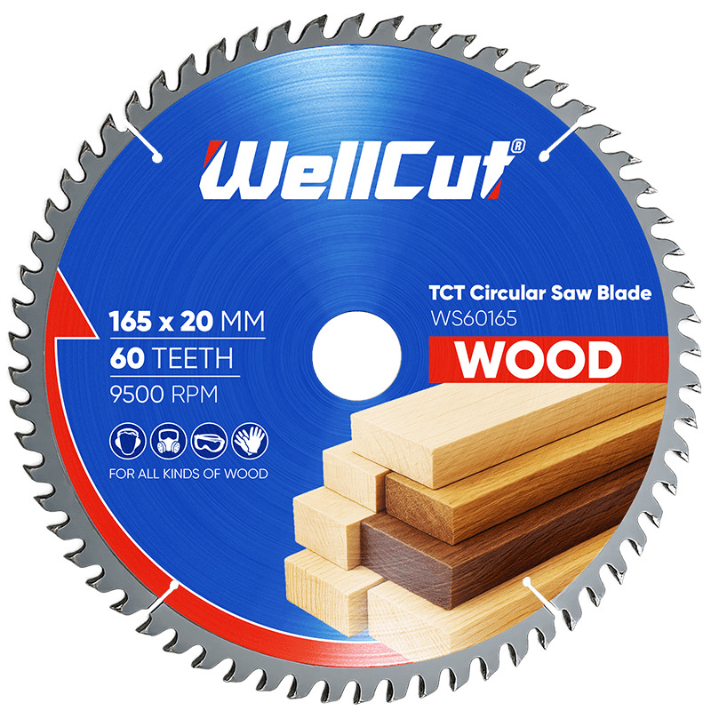 List kružne pile WellCut 165×20, 60T