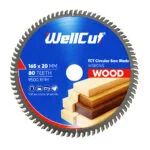 Пильный диск WellCut 165×20, 80T