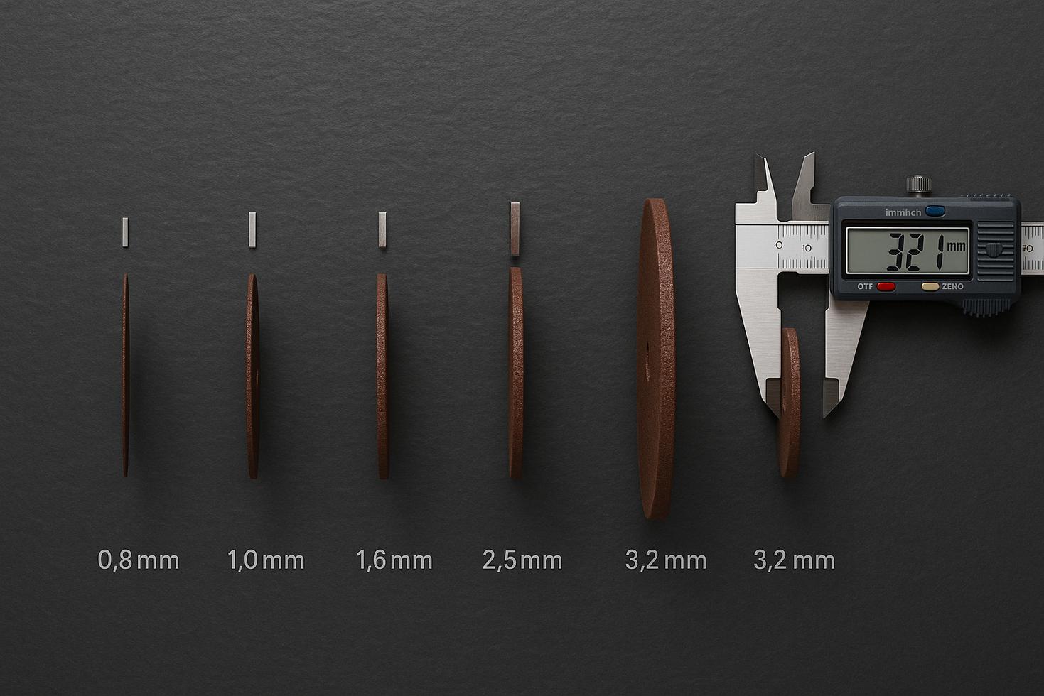 Вибір товщини відрізного круга