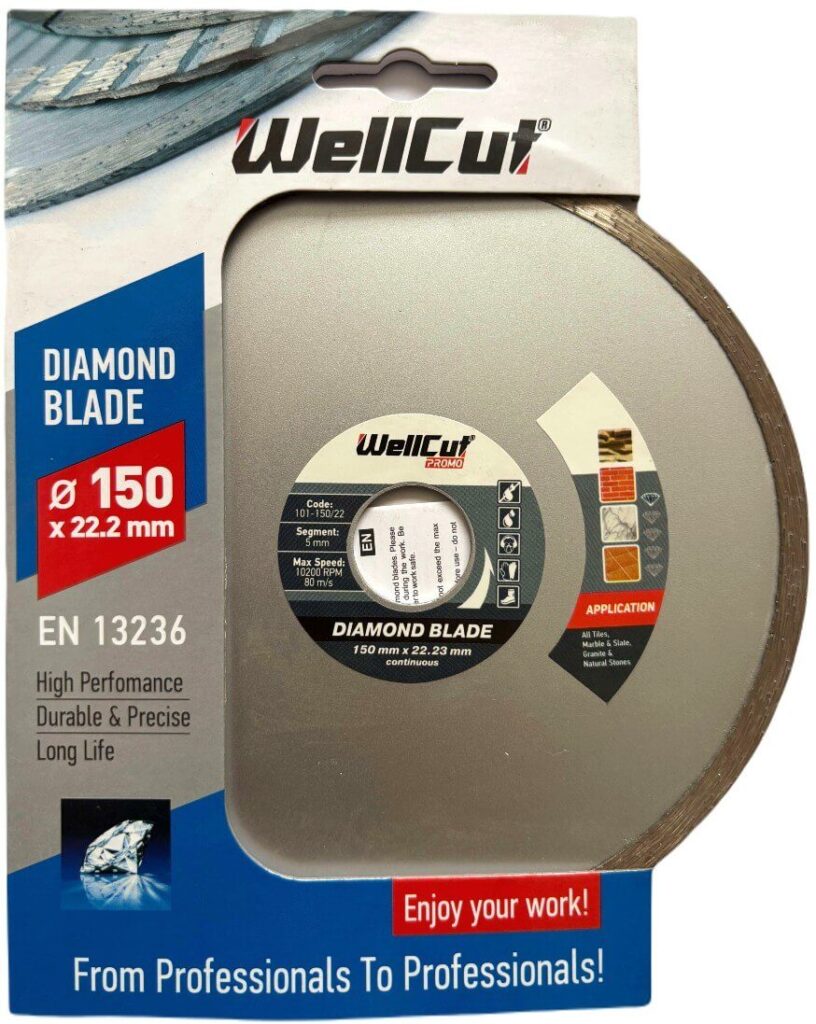 Disco diamantato WellCut 150 x 22,23 mm, Tile